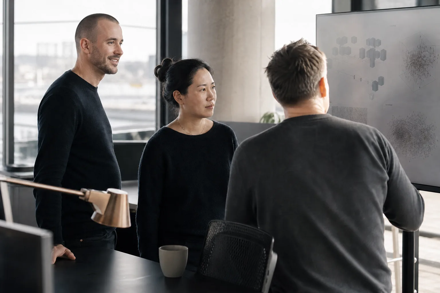 Australian data and AI specialists reviewing an artificial intelligence system
